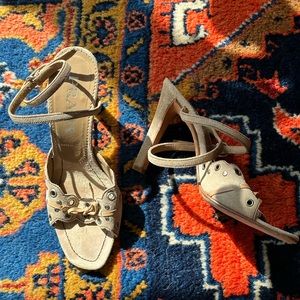 Authentic Prada Grommet Sandals